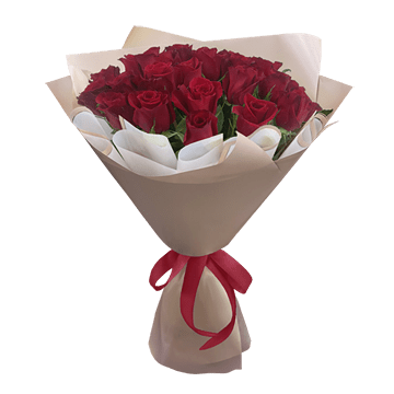 Букет з червоних троянд